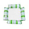 Single Foldable Mesh Inflatable Floating Row 4 Tube Striped Water Hammock Thickened PVC Portable Pool Beach Water Entertainment