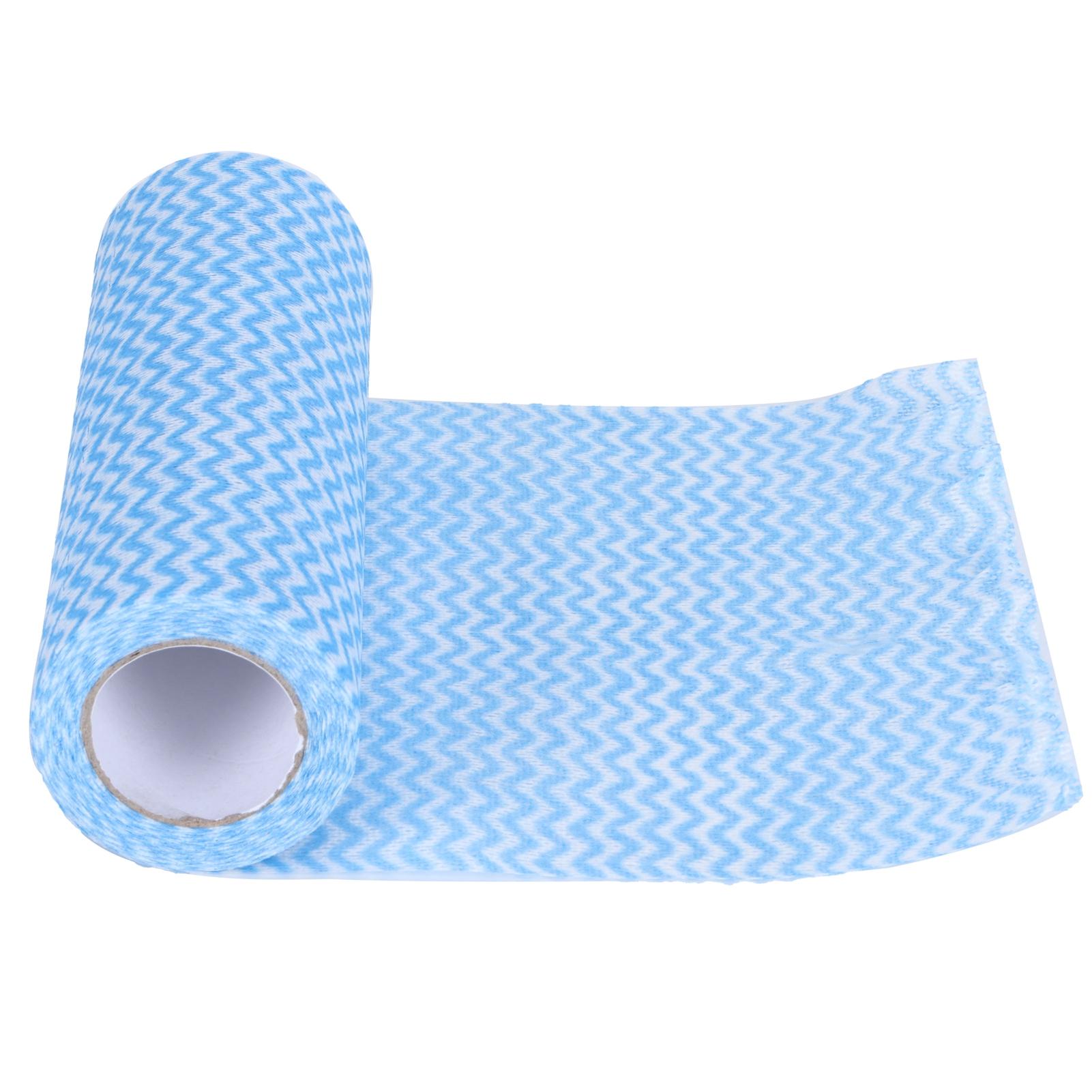 NonWoven Fabric Disposable Rag Dishcloth Washing Clning Cloth Towel Kitchen Supplies(Blue )