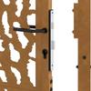 Garden Gate 100 x 200 cm Weathering Steel Trace Design