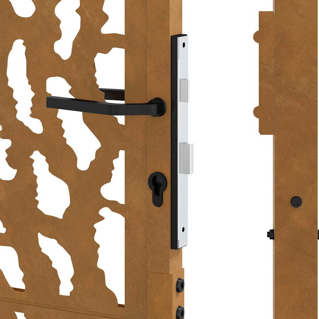 Garden Gate 100 x 200 cm Weathering Steel Trace Design