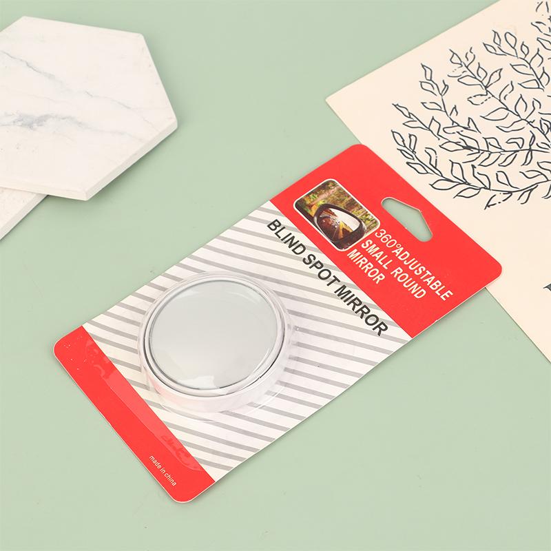 Car 360 Degree Adjustable Hd Rearview Convex Mirror For Car Reverse Wide Angle Vehicle Blind Spot Mirror