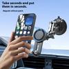 X037 Short Type Car Phone Holder Suction Cup Base Long Arm Cellphone Bracket