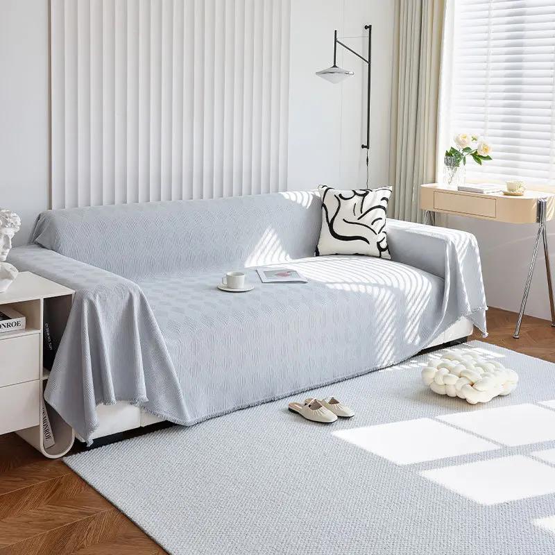 

Новый тканевый чехол для дивана, всесезонный универсальный комплект с полным покрытием и утолщенной подушкой из синели, спинка, можно стирать в машине без изменений 180x90cm1pcs