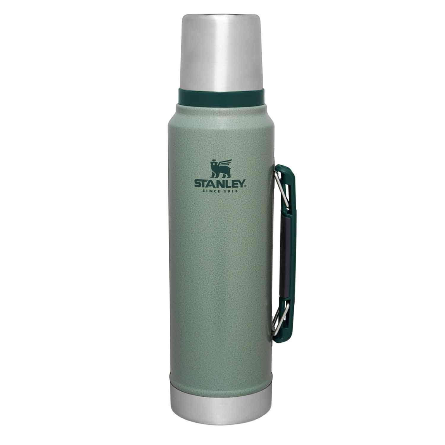 

STANLEY Classic Series Vacuum Hammertone Bottle, 1.0L, Green, 10-11344