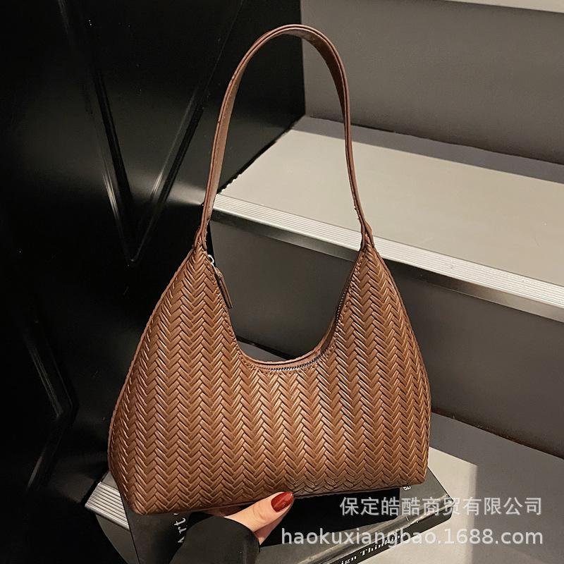 Underarm Bag Women's 2025 New High-end Large-capacity Retro Shoulder Bag Daily Work Commute Messenger Bag