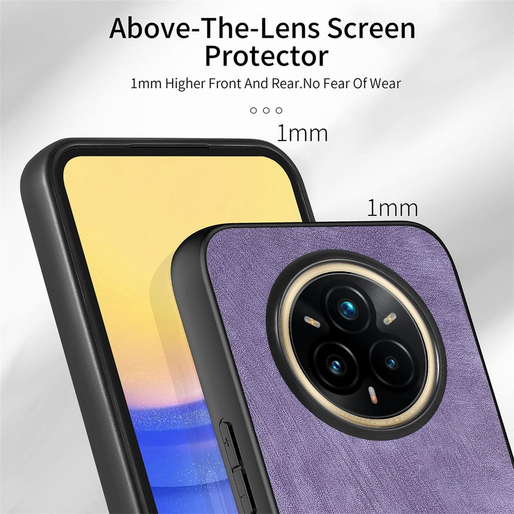 For Realme 14 Pro 5G Case Shockproof Slim Retro Leather Phone Back Cover