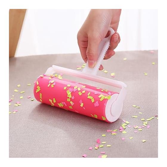 [FLYGWIN] Washable and Reusable Adhesive Cleaner, Adhesive Roller Type, for Carpets, Futons, and Bedding, Hair Removal Tool, Pet Hair Removal,