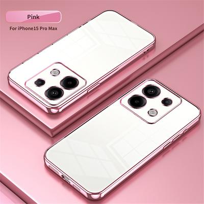 Luksusowe etui z powłoką dla Xiaomi Redmi Note 13 Pro Plus POCO M6 X6 Pro C65 13T 13 Lite Przezroczyste Miękkie Silikonowe Etui Redmi 13C A3 4G