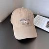 Cap Baseball Fashionable With Little Bear And Letter Embroidery Design For Daily