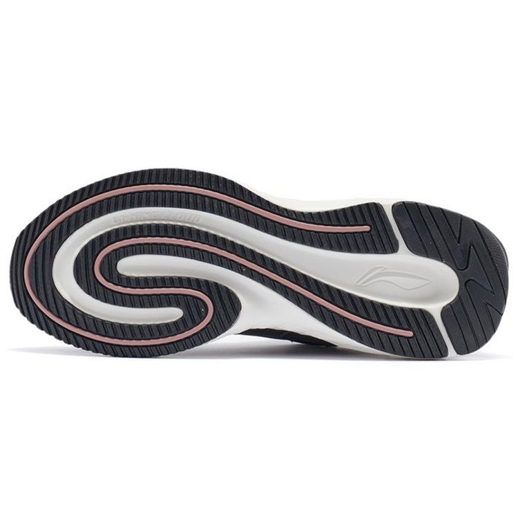 New LiNing Cloud Shield Cushioning Rebound Low Top Running Shoes Women's Black AGLR234-4