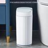 Automatic Sensor Trash Can 7L 9L Luxury Bathroom Trash Can 15L Kitchen Electric Garbage Bin Toilet Wastebasket Golden Trash Can