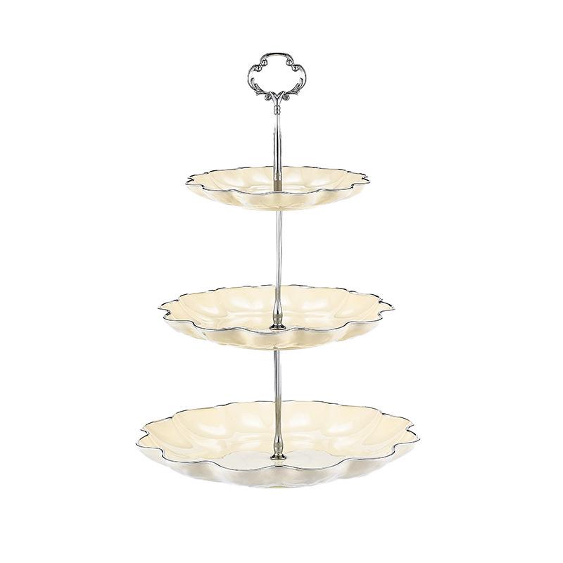 Luxury Multi-Layer Dessert & Snack Display Plate for Living Room or Tea Table