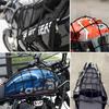 2 Pack Of 15.7"X15.7" Bungee Cargo Net Stretches To 30"X30" Elastic Motorcycle Luggage Bungee Netting With 12 Metal Hooks Stretchable Bungee Cord