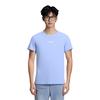 Li Ning Table Tennis Series Solid Color Logo Print Round Neck Short Sleeve T-Shirt Unisex Tops Heron-Blue ATSV616-2
