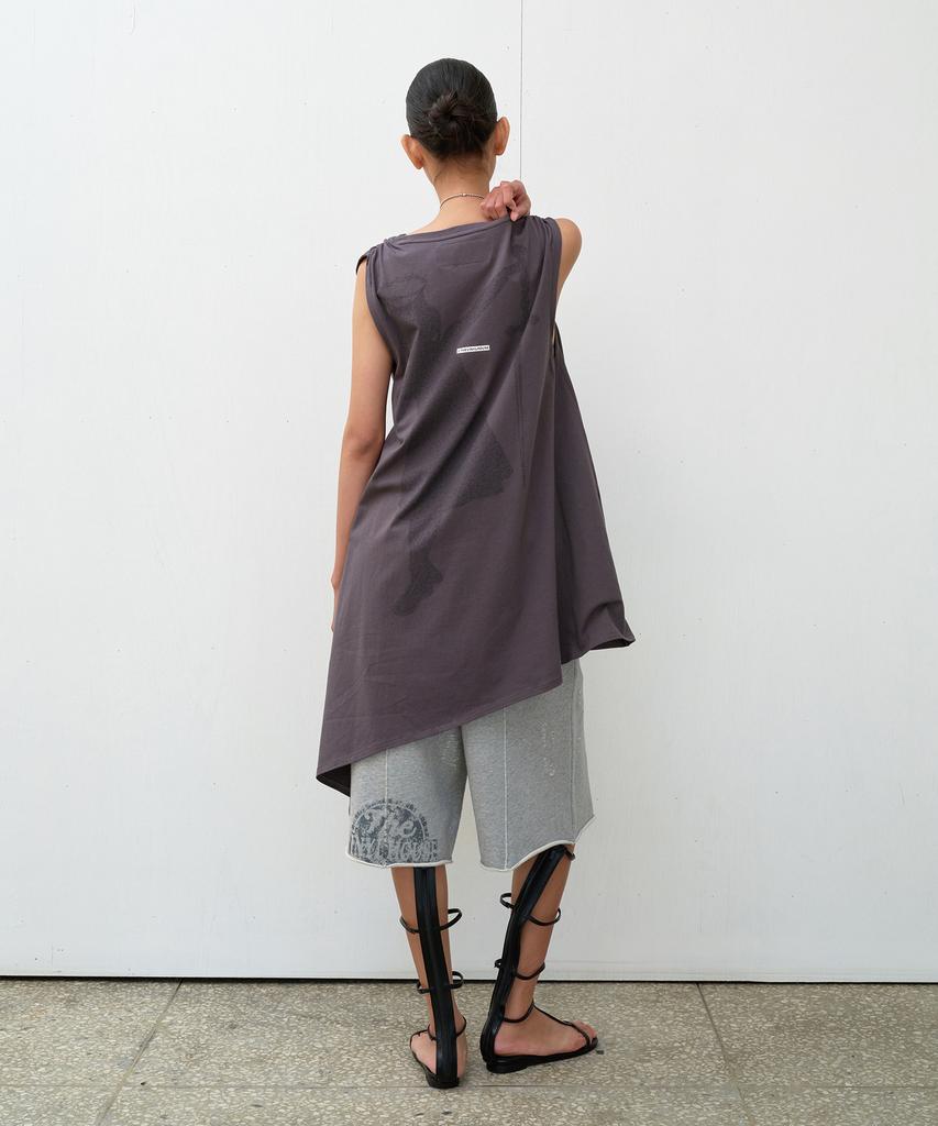The Vinyl House Unbalance Layered One-Piece (W) Charcoal