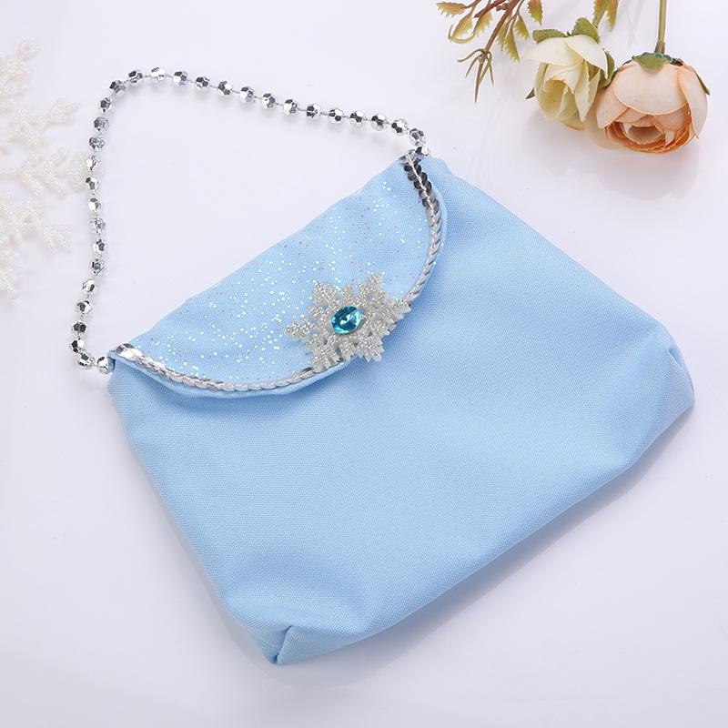 Princess Clothes Matching Cute Exquisite Bag Peach Heart Snowflake Cartoon Kids Coin Purse Crown Magic Wand Accessories Gift