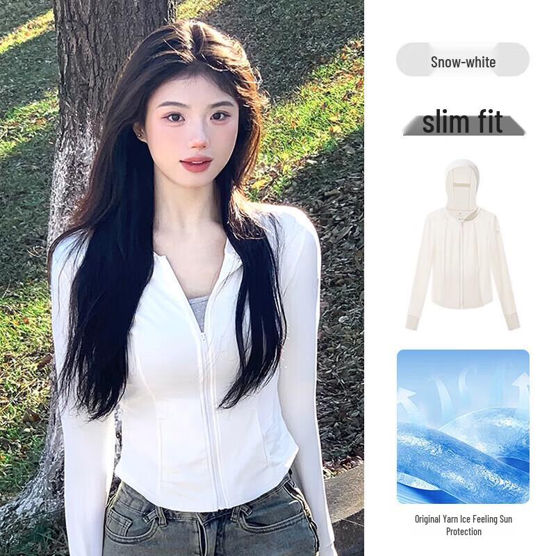 CAMEL Camellia Slim-Fit UV Protection Sun Jacket L