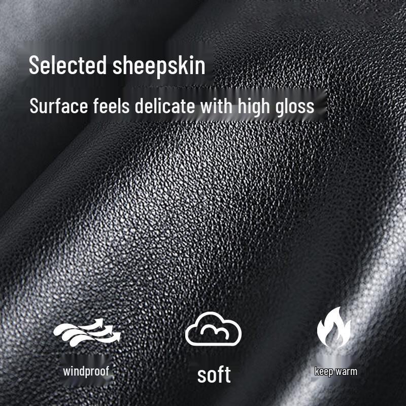 Women's Light Luxury Sheepskin Winter Gloves