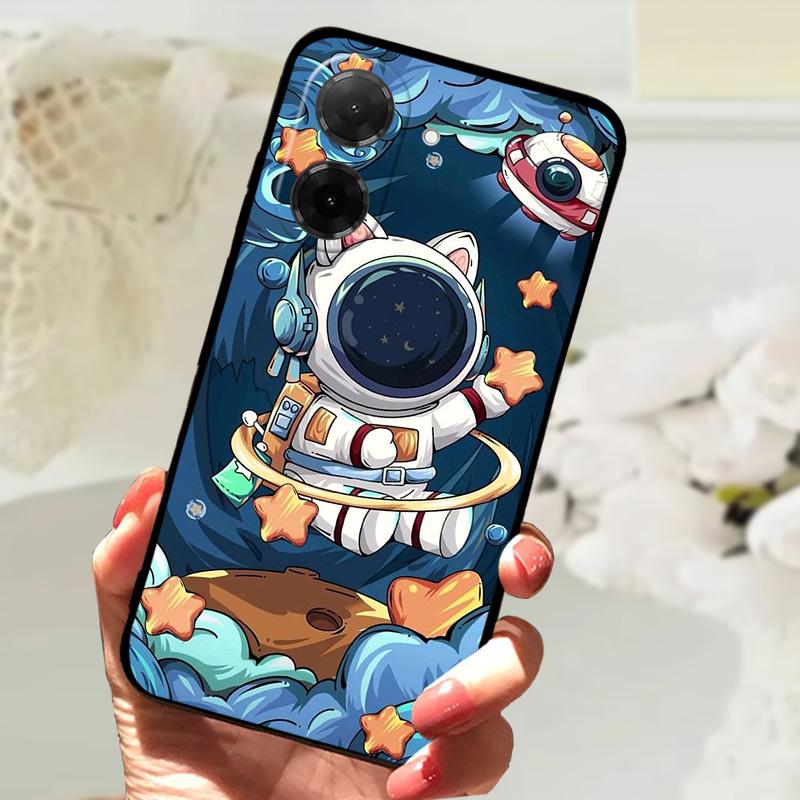 Phone Cases For Poco C71 4G Bumper Soft TPU Back Cover Case For Xiaomi Redmi A5 4G Cartoon Animal Shockproof Silicone Funda Capa