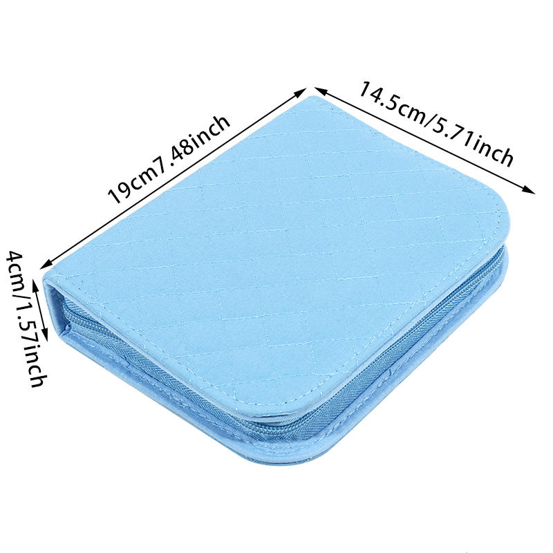 Hand Knitting Tools Bag Accessories Crochet Hooks Set with DIY Printed Storage Pouch for Yarn Needles Organizer Portable Crochet Kit Case