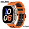 Ocean Silicone Strap for Apple Watch Ultra 2 49mm Band Breathable Bracelet for iWatch Series 10 46mm 42mm 9 8 7 6 SE 45mm 44mm