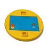 3D-gedruckter goldener Münz-Kartenhalter Tap to Pay kontaktloses Bezahlen Große Münzform Universeller NFC-Kreditkartenhalter