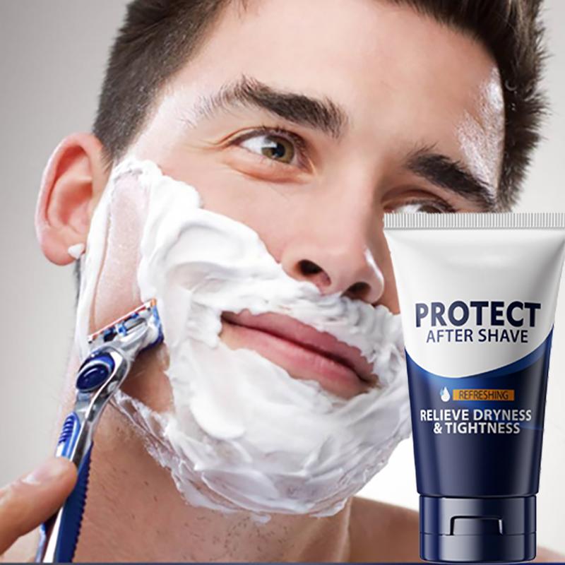 Мужской крем после бритья 100 г – Успокаивает раздражение от бритья и увлажняет с гамамелисом и скваланом