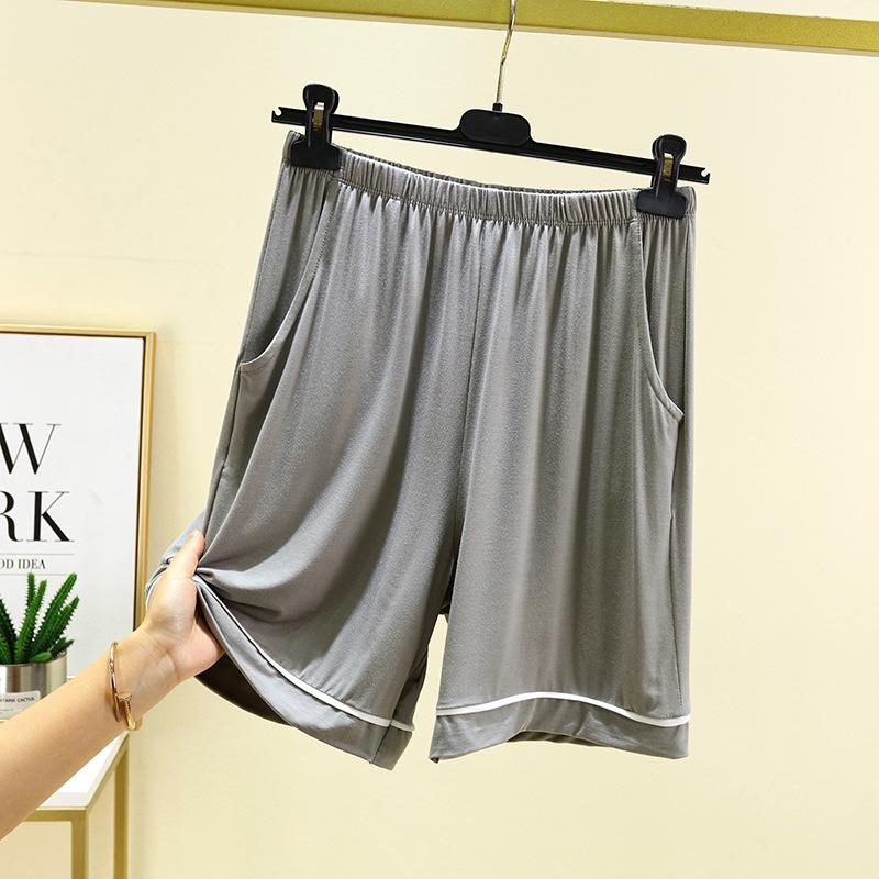 

Мужские летние шорты для сна из модала - Легкие, прохладные, повседневные, длиной до колена, однотонные. L (125-155 lbs)