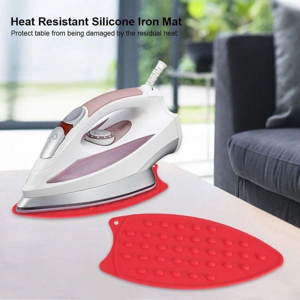 Protection Pad Silicone Iron Rest Pad Insulation Ironing Board Pad Durable Iron Rest Mat Household