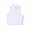 Women's Sleeveless Stand-Collar Slim-Fit Knit Tank Top
