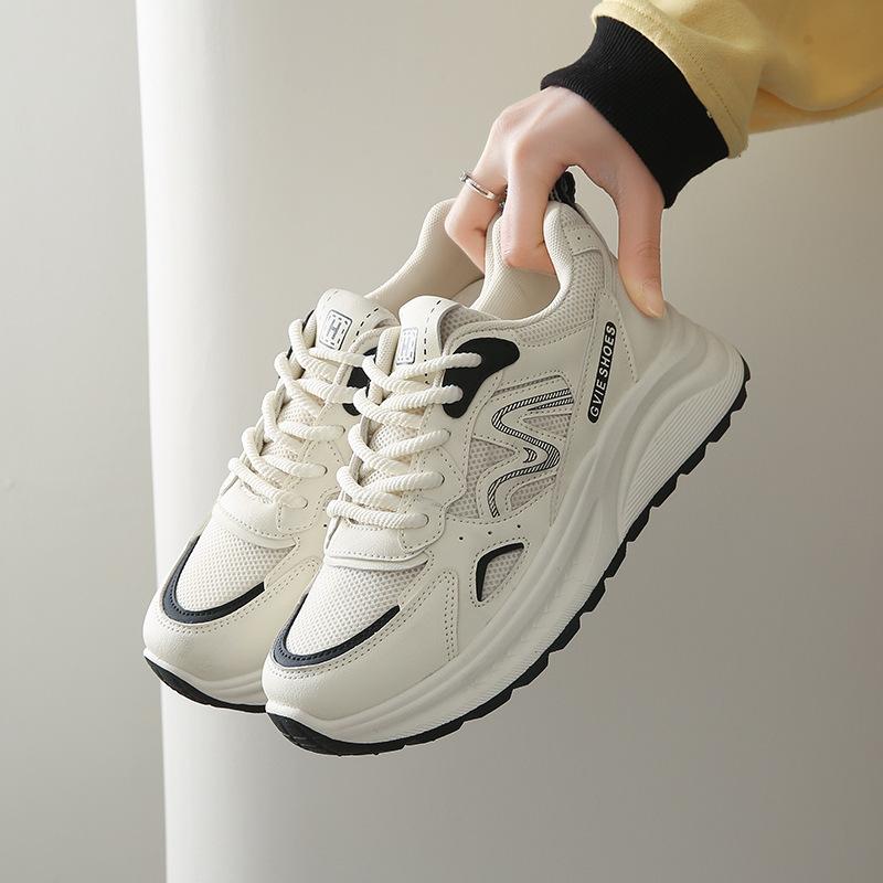 

Lightweight daily women s shoes dad shoes platform sports casual little white shoes 2025 spring and autumn new versatile casual board shoes 35 чёрный
