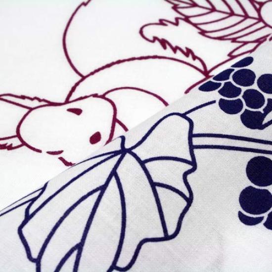 Dyeing Anbo Hand Towel from the Authentic Made in 35cm x 100cm "Gift Forest" White, Dyed, 100% Cotton, Tokuoka, Japan,
