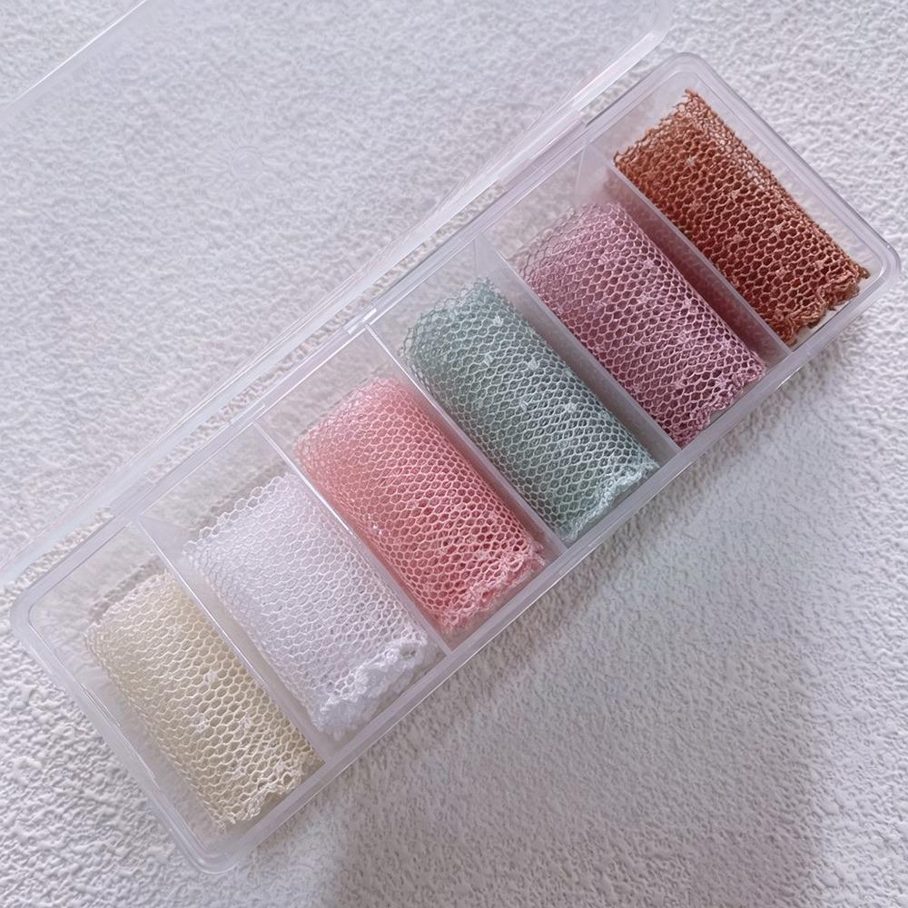 Lace Design Nail Stickers Hollow Mesh Pattern Nail Decals Nail Art Stickers Nail Decoration 3