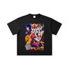260 GSM Double Yarn 32 Count 100% Cotton Saint Seiya V7 Fenix Print Unisex Heavy Cotton T Shirt