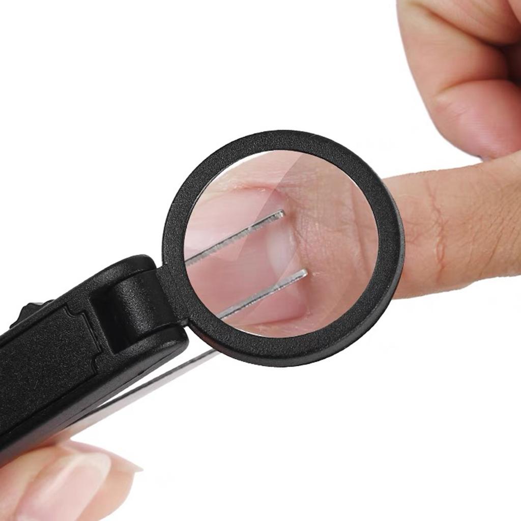 Portable 8x Magnifying Glass Multifunctional Magnifying Glass Tweezer Magnifying Glass Repair Tools for Jewelry Repair