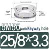 Dual-Sided Flat Timing Pulley: 5M50 Teeth, Width Options 11/16/21/27AF, Bore Size 8-30.
