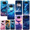 Humpback Whale Sea Giant Phone Case For Xiaomi Poco X7 X6 X5 M7 M8 Pro F7 Ultra Redmi 15C 15 13C 13 12C 12 10 10C 10A Art Fundas