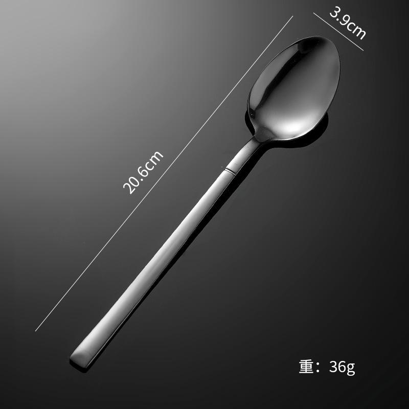 Stainless steel tableware knight western food knife and fork tableware set steak knife and fork premium fork spoon
