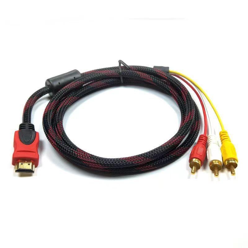 

HDMI-сумісний з 3rca конвертером Кабель-адаптер Шнур для чорний/червоний