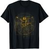 Da Vinci Acoustic Guitar Player Funny Musician Pun T-Shirt T-Shirt