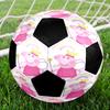 Peppa Pig Theme Size 5 Soccer Ball, Suitable for Both Indoor and Outdoor Matches, a Gift Suitable for Everyone.
