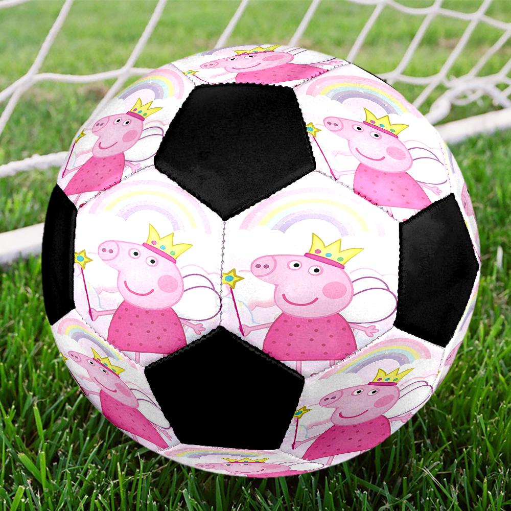 Peppa Pig Theme Size 5 Soccer Ball, Suitable for Both Indoor and Outdoor Matches, a Gift Suitable for Everyone.