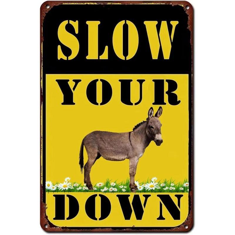 Metal Wall Art Sign Vintage Home Decor 20x30cm Hanging Plaque