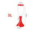 1.5L 3L Wine Beer Cannon Hotel Bar Ktv cocktail Beer Pagoda Tea Bucket Restaurant Drink Appliance wine mini bar  wine bottle