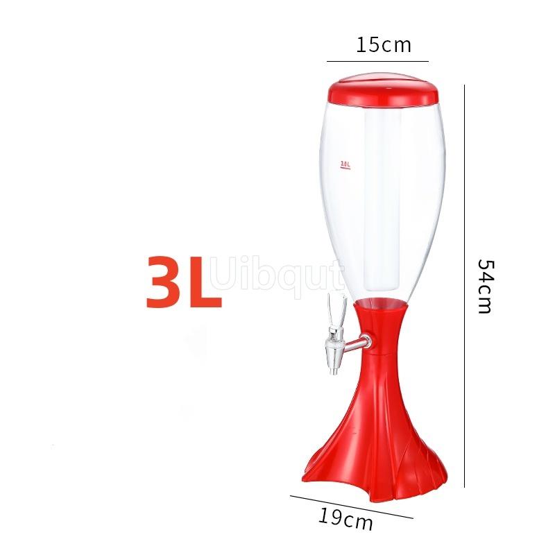 1.5L 3L Wine Beer Cannon Hotel Bar Ktv cocktail Beer Pagoda Tea Bucket Restaurant Drink Appliance wine mini bar wine bottle