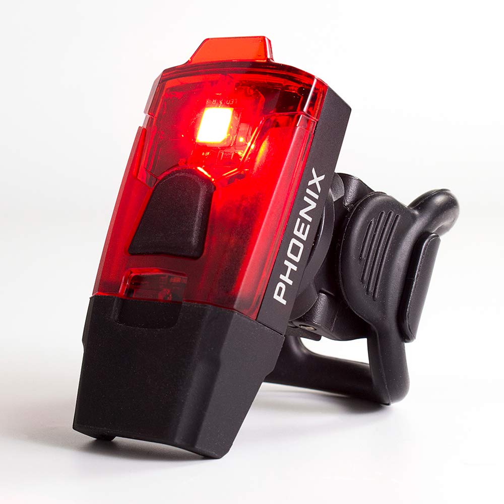 SERFAS HLMT-2 Phoenix 15 Lumen Rear Bicycle Light, Black, One Size [Helmet Compatible]