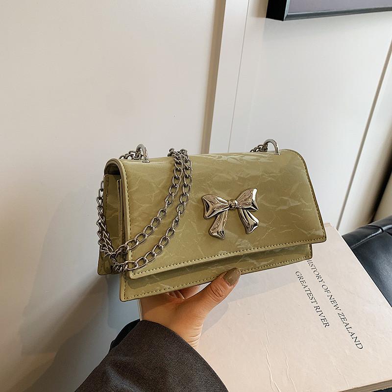 Chic Street Style Chain Shoulder Bag Fashion Trendy Small Square Bag For Women