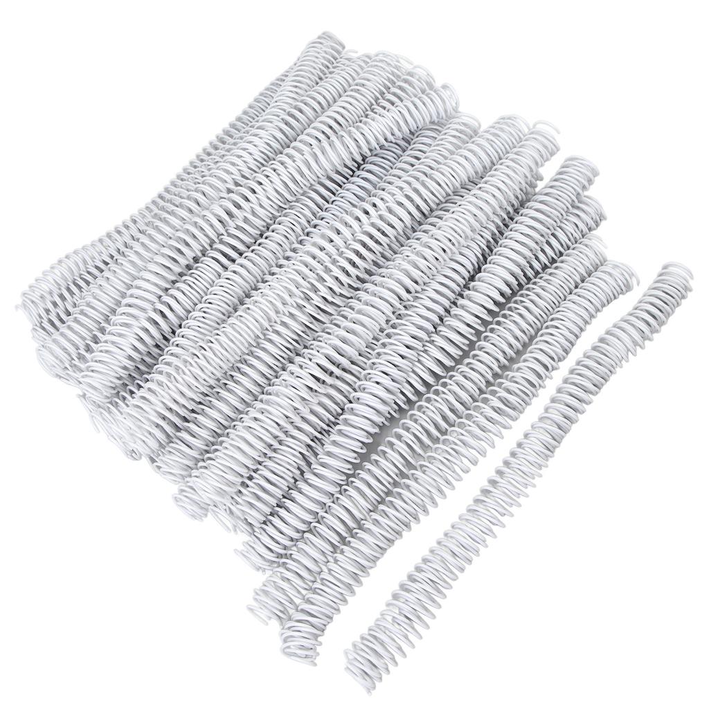 100PCS Spiral Binding Coils 16mm Diameter 48 Teeth 4:1 Combs Spines for Paper