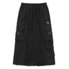 Woven Patch Bijo Cargo Skirt  Black 