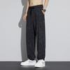 New ice silk drape casual pants men's summer thin quick-drying nine-point pants loose